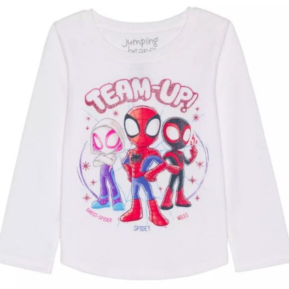 Toddler Girl Jumping Beans® Marvel Spidey and Friends "Team-Up!" Graphic Tee - Picture 1 of 8